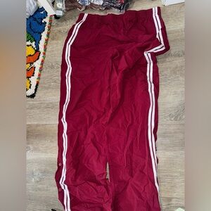 Button side track pant